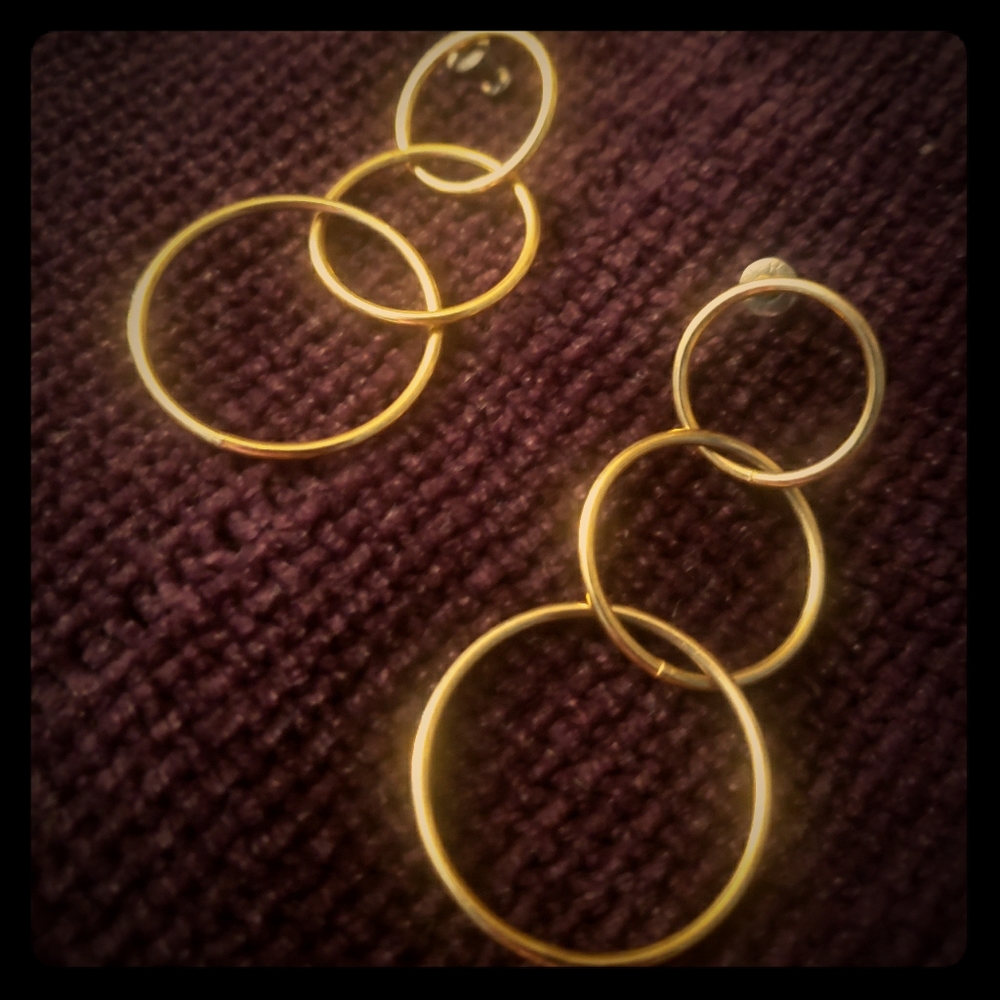 Golden Loop Earring